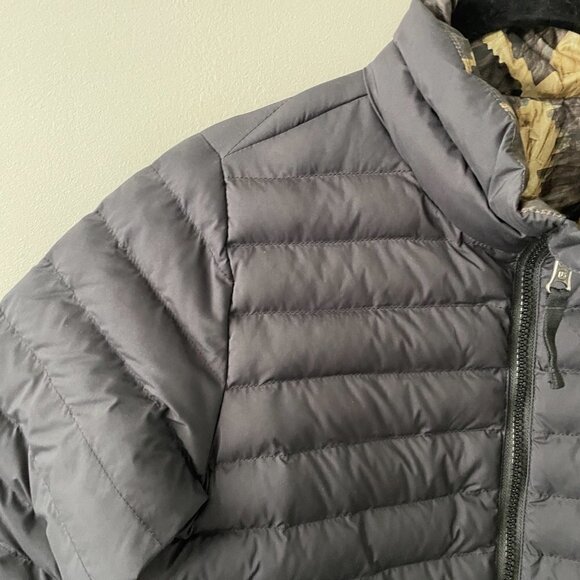 BURTON Puffer Jacket Full Zip Reversible Snowboard Black Medium - Picture 5 of 10